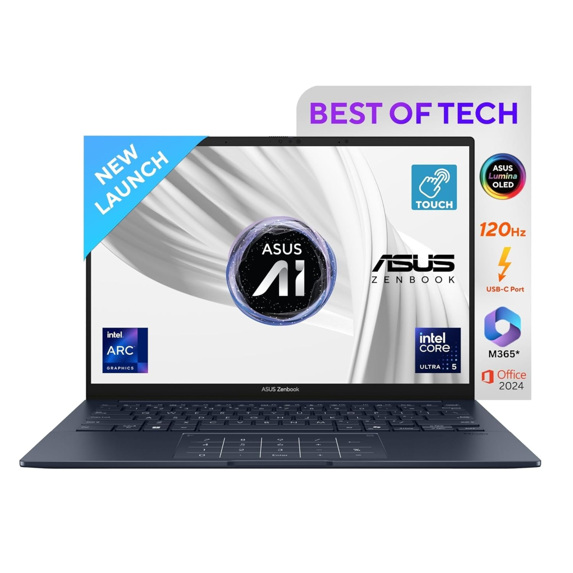 ASUS Zenbook 14,Intel Core Ultra 5 (Series 2),Thin...